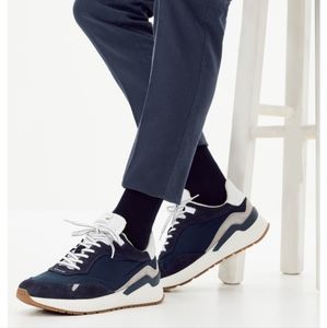 Celio Men's Rykach Blue Athletic Shoes Size 43 (US 10) Made In Portugal.